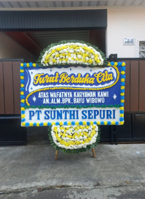Papan Bunga Duka di Cijeungjing