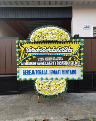 Papan Bunga Duka di Cijeungjing
