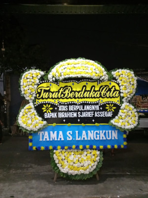 Papan Bunga Duka di Cijeungjing